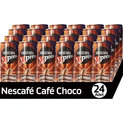 Nescafe Xpress Cafe Choco Soğuk Kahve 250 Ml X 24 Adet ürün görseli 1
