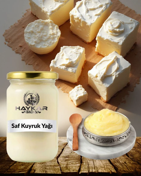 SAF KUYRUK YAĞI DOĞAL KATKISIZ YENİLEBİLİR KUYRUK YAĞI KREMİ AĞRI KREMİ MASAJ KREMİ ÖZEL KREM 1 KĞ ürün görseli 1