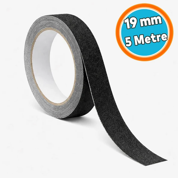 Profesyonel Merdiven Yer Kaydırmaz Bant 19 mm x 5 m Kore Üretim Yüksek Mukavemetli Güvenlik Bandı ürün görseli 1