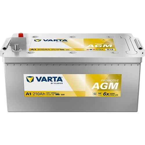 Varta A1 12V 210Ah 1200A Promotive Start Stop Agm Ağır Vasıta Akü (Üretim Tarihi:2025) ürün görseli 1