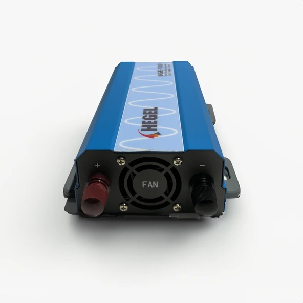 HEGEL - İnges 12 VOLT 1000 WATT TAM SİNÜS UPS İNVERTER - 12V 1000W AC ŞARJLI KUMANDALI İNVERTÖR ürün görseli 1