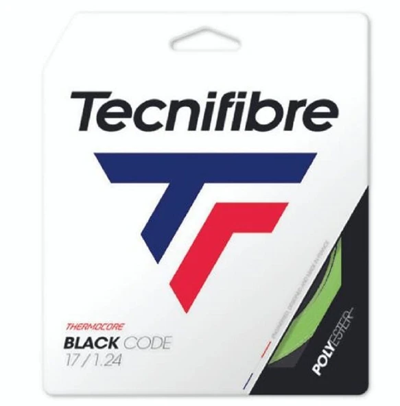 Tecnifibre Black Code 17/1.24 Lime Tekli Kordaj 04GBL124XV ürün görseli 1