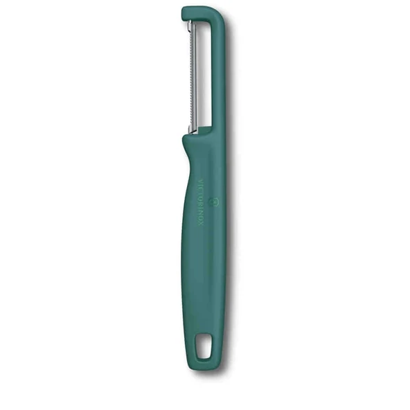 Victorinox 6.0943.4 IOTA Tırtıklı Kenar Çift Taraf Yeşil Soyacak ürün görseli 1