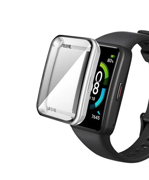 Huawei Watch Fit 2 Akıllı Saat Uyumlu Silikon Kasa Ekran Koruyucu ürün görseli 1