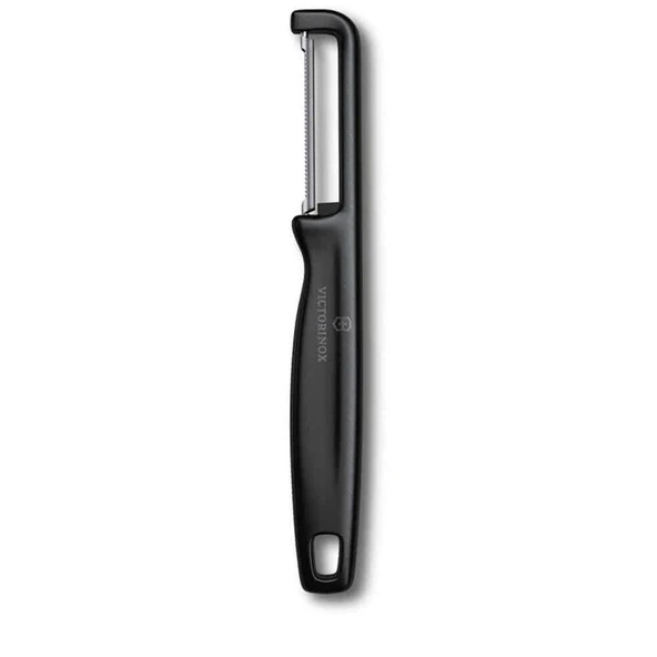 Victorinox 6.0943.3 IOTA Tırtıklı Kenar Çift Taraf Siyah Soyacak ürün görseli 1
