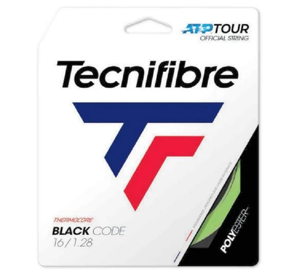 Tecnifibre Black Code 16/1.28 Lime Tekli Kordaj 04GBL128XV ürün görseli 1