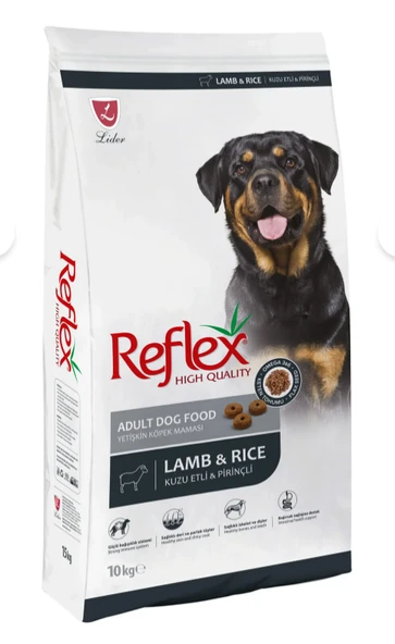 Reflex Kuzu Etli ve Pirinçli Yetişkin Köpek Maması 10 kg ürün görseli 1