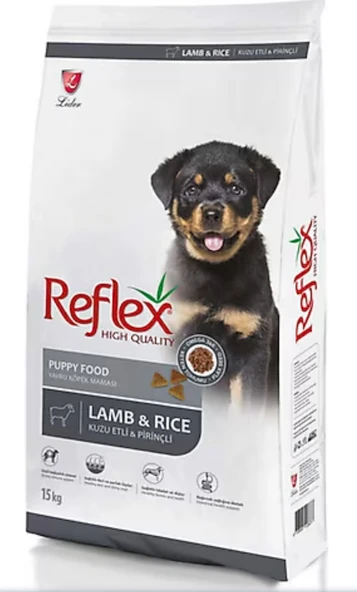 Reflex Puppy Kuzu Etli Pirinçli 15 kg Yavru Köpek Maması ürün görseli 1