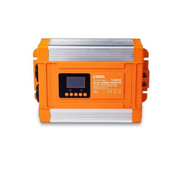 HEGEL - İnges 12 VOLT 1200 WATT EKRANLI TAM SİNÜS İNVERTER - 12V 1.2 KW İNVERTÖR - BAĞEVİ , KARAVAN ürün görseli 1