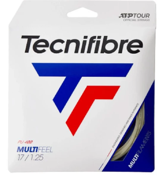 Tecnifibre Multifeel 17/1.25 Natural Tekli Kordaj 02GMU125XN ürün görseli 1