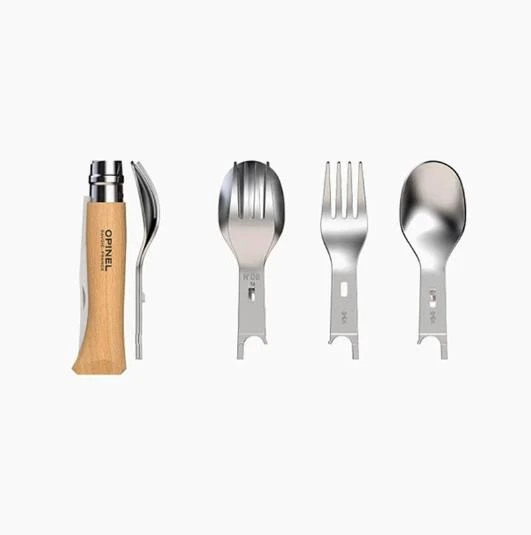 Opinel Nomad Plus Piknik Seti + No 8 Çakı - Resim 2