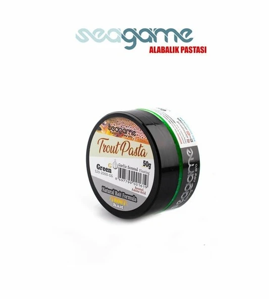 SEAGAME TROUT PASTA ALABALIK HAMURU SARIMSAK YEŞİL 50G ürün görseli 1