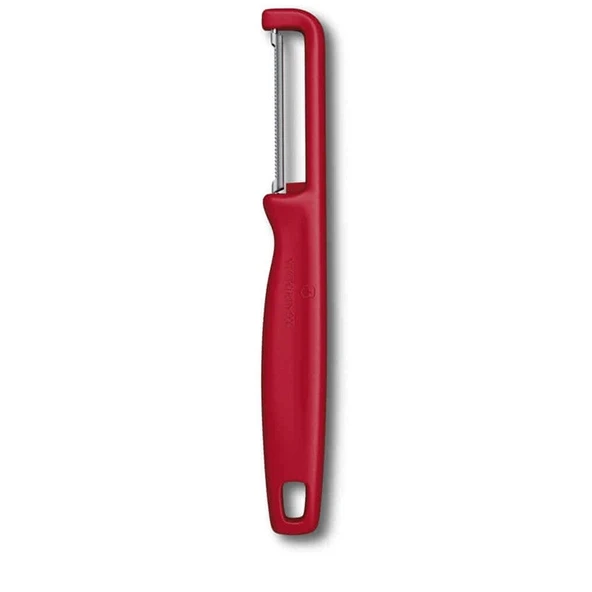Victorinox 6.0943.1 IOTA Tırtıklı Kenar Çift Taraf Kırmızı Soyacak ürün görseli 1