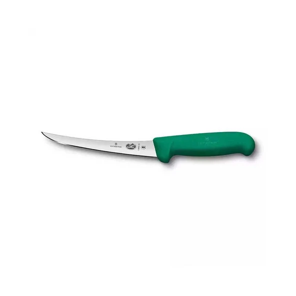 Victorinox 15cm Kavisli Dar Ağız Sıyırma Bıçağı 5.6604.15 Yeşil ürün görseli 1