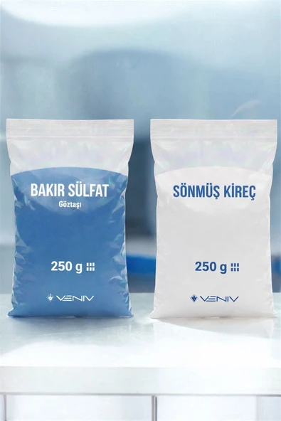3V Bordoks Bakır Sülfat 250 gr + Sönmüş Kireç 250 gr- 25 L ürün ürün görseli 1
