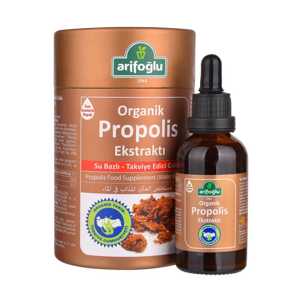 Arifoğlu Organik Propolis Ekstraktı (Su Bazlı) 50ml ürün görseli 1