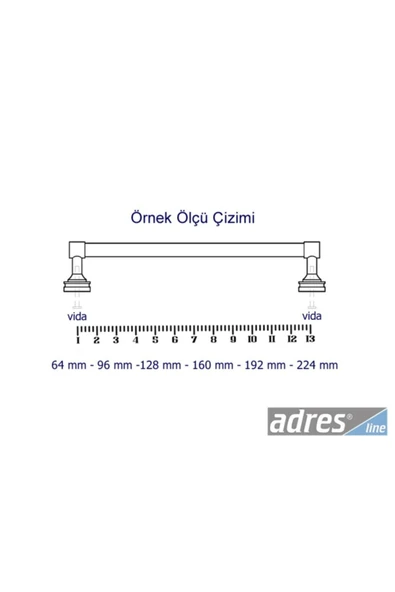 Sema Kulp 4'lü Polimer Kulp 128mm Altın-14885 - Resim 2
