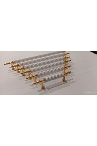 EMİR 5 AD. BEYAZ ALTIN 128 MM Metal Vidalı KULP Dolap,şifonyer,ünite,komidin,mutfak Dolabı,vestiyer ürün görseli 1