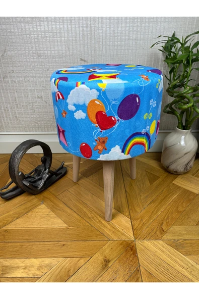decosense Çocuklar için puf oturak tabure ürün görseli 1