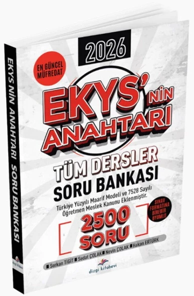 Dizgi Kitap Yayınları 2026 MEB EKYS Müdür ve Müdür Yardımcılığı EKYS nin Anahtarı Tüm Dersler Soru Bankası ürün görseli 1