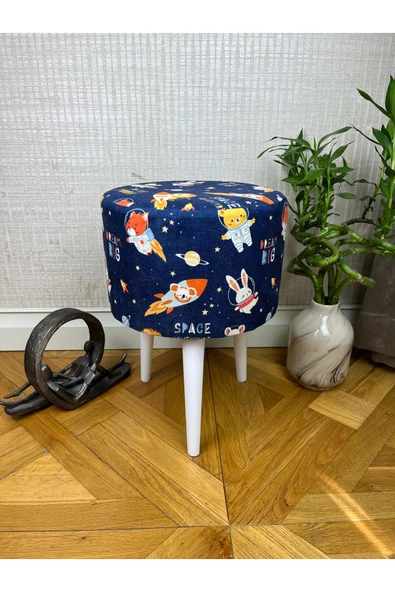 decosense Çocuklar için puf oturak tabure ürün görseli 1