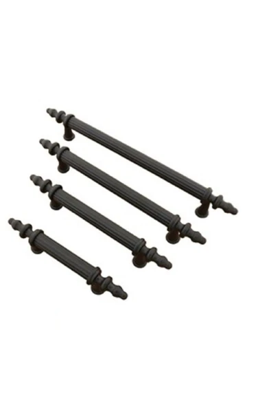 Mobilya Dolap Çekmece Kulp Reyhan 224mm Mat Siyah Renk ürün görseli 1