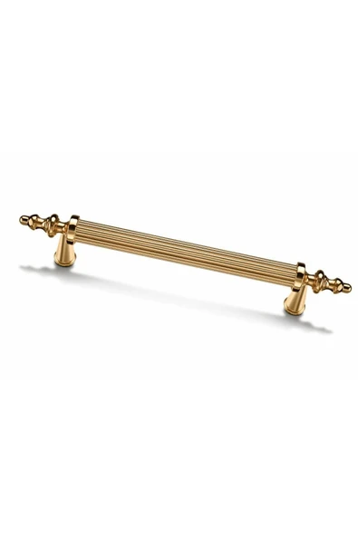 Lüks Ceylan Altın Çekmece Dolap Kulpları Mobilya Kulp 224 mm 10 ADET ürün görseli 1