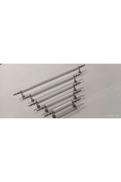 EMİR 5 AD.BEYAZ KROM 320 MM Metal Vidalı KULP Dolap,şifonyer,ünite,komidin,mutfak Dolabı,vestiyer ürün görseli 1