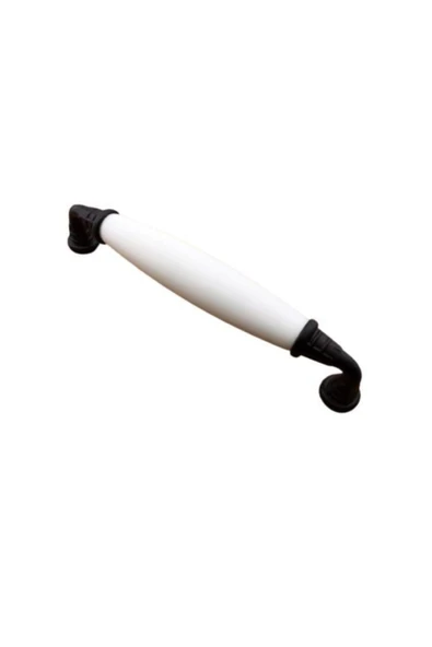 Porselen Görünümlü Kulp Siyah Düz 128 mm 5 Adet ürün görseli 1