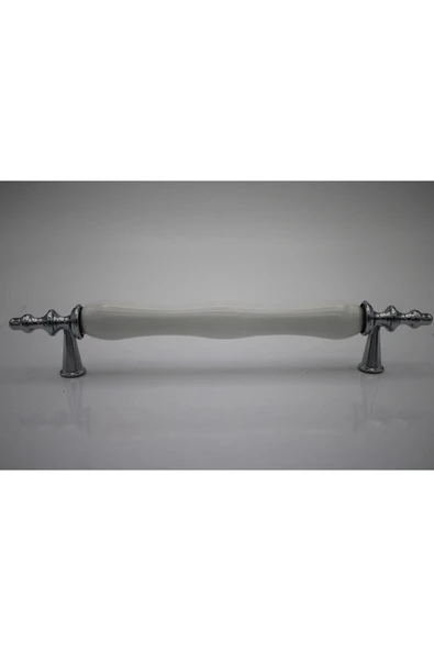 Düz Desen 128mm Krom Porselen Mobilya Kulp ürün görseli 1