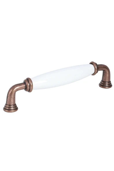 Porselen Kulp Dolap Çekmece Mobilya Mutfak Çocuk Kulbu Yakut 128mm-beyaz ürün görseli 1