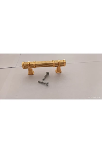 YÖRÜK 1 AD. 64 MM (6,4 CM) ALTIN Modern Lüks Mobilya Dolap Çekmece Kulpları 64 Mm ürün görseli 1