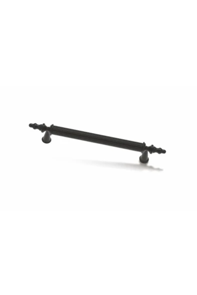 5 Adet Çubuk Seri Mobilya Dolap Çekmece Mutfak Kulp Siyah 128mm - Mobilya Kulpları ürün görseli 1
