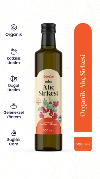 BALEN ORGANİK ALIÇ SİRKESİ * 500 ML ürün görseli 1