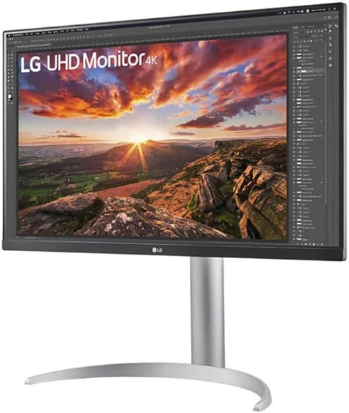 LG 27UP85NP-W 27" 5 ms 4K Pivot IPS 60 Hz Monitör TYPE-C ürün görseli 1