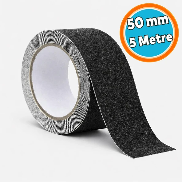 Profesyonel Yapışkanlı Zemin Yer Kaydırmaz Bant 50 MM x 5 Metre 1. Sınıf Kore Malı Güvenlik Bandı ürün görseli 1