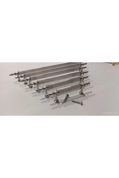 EMİR 1 AD. KROM 128 MM Metal Vidalı KULP Dolap,şifonyer,ünite,komidin,mutfak Dolabı,vestiyer ürün görseli 1
