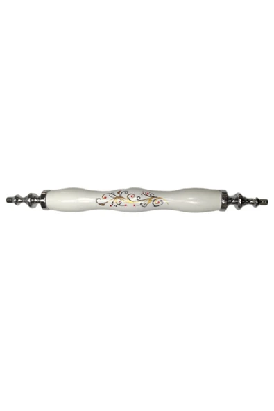 128 Mm Çinçiceği Desenli Mobilya Polimer Kulp - Resim 2