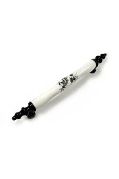 Menekşe 128 Mm Siyah Porselen Kulp ürün görseli 1