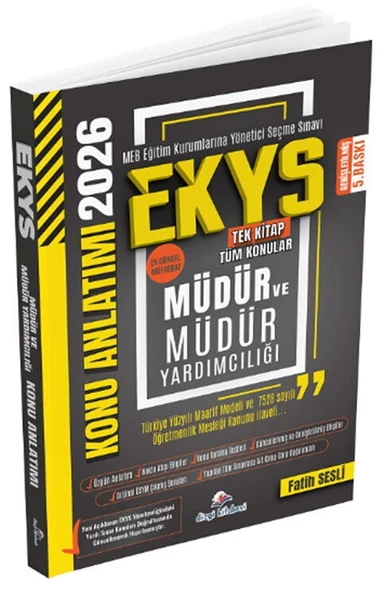 Dizgi Kitap 2026 MEB EKYS Müdür ve Yardımcılığı Konu Anlatımı 5. Baskı ürün görseli 1