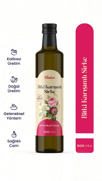 BALEN BİTKİ KARIŞIMLI SİRKE * 500 ML ürün görseli 1