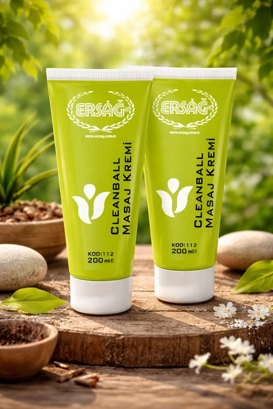 ERSAĞ CLEAN BALL MASAJ KREMİ 200ML 2 ADET ürün görseli 1