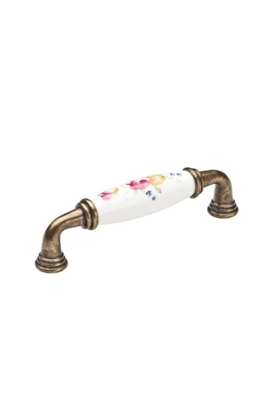 5 Adet Vermont Kulp Antik Bronz 96mm Polimer Kulp Dolap Kulbu ürün görseli 1