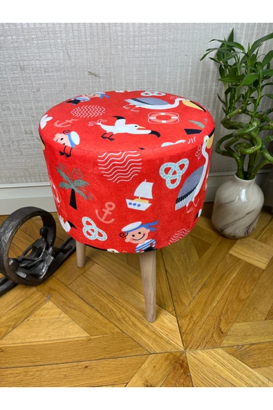 decosense Çocuklar için puf oturak tabure - Resim 2