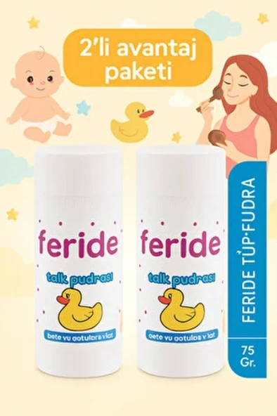 Feride Talk Pudrası 75 Gr X 2 Adet (SKT:03/2031) ürün görseli 1