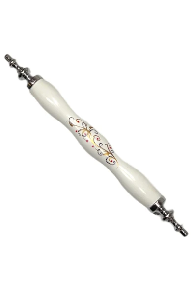 128 Mm Çinçiceği Desenli Mobilya Polimer Kulp - Resim 4
