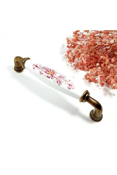 Yakut 128 Mm Antik Sarı Porselen Kulp Modelleri Modern Dolap Çekmece Mobilya Mutfak Kulbu 148 ürün görseli 1