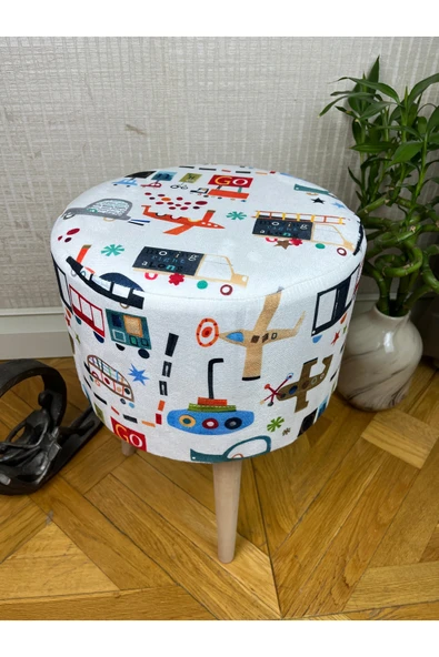 decosense Çocuklar için puf oturak tabure - Resim 2