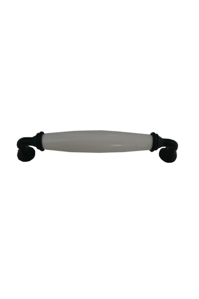 Düz Polimer 5'li Fiyat 128mm Siyah Beyaz Kulp ürün görseli 1