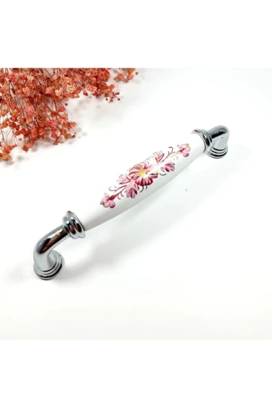 Yakut 128 Mm Krom Porselen Kulp Modelleri Modern Dolap Çekmece Mobilya Mutfak Kulbu 148 ürün görseli 1
